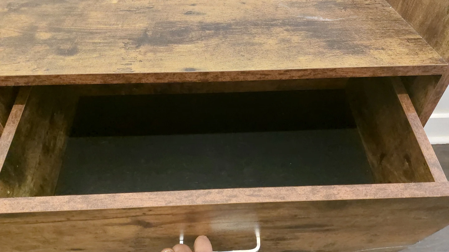 Brown Wood Console Table - photo 2