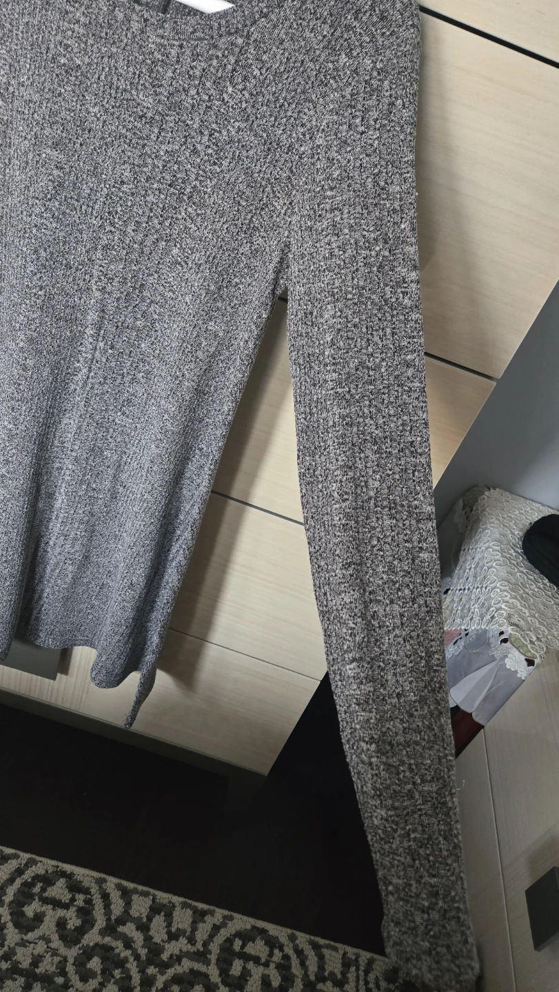 Forever 21 Grey Long Sleeve Dress - photo 3