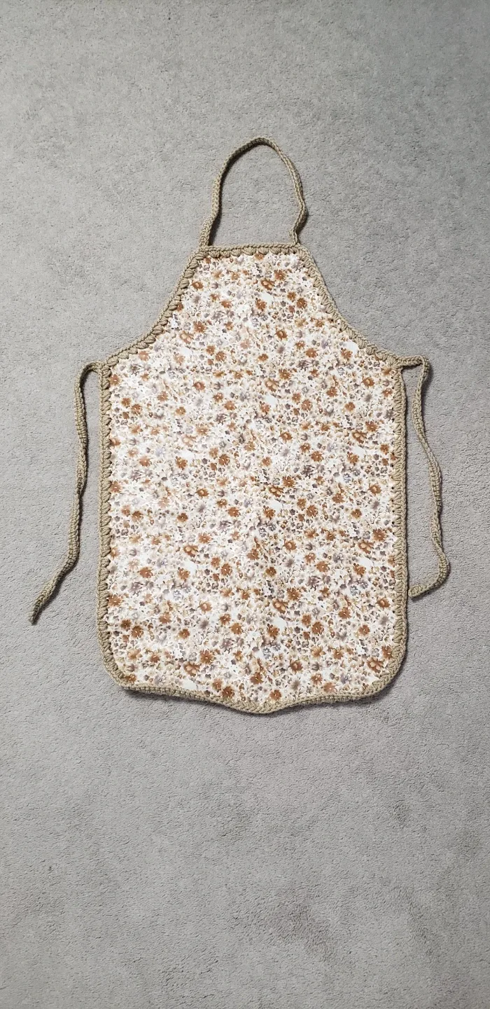 New Floral Pattern Apron hand made