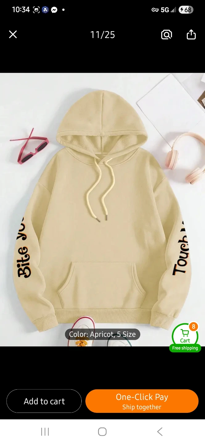 NEW Stitch "Touch Me and I will Bite You" Hoodie - photo 4