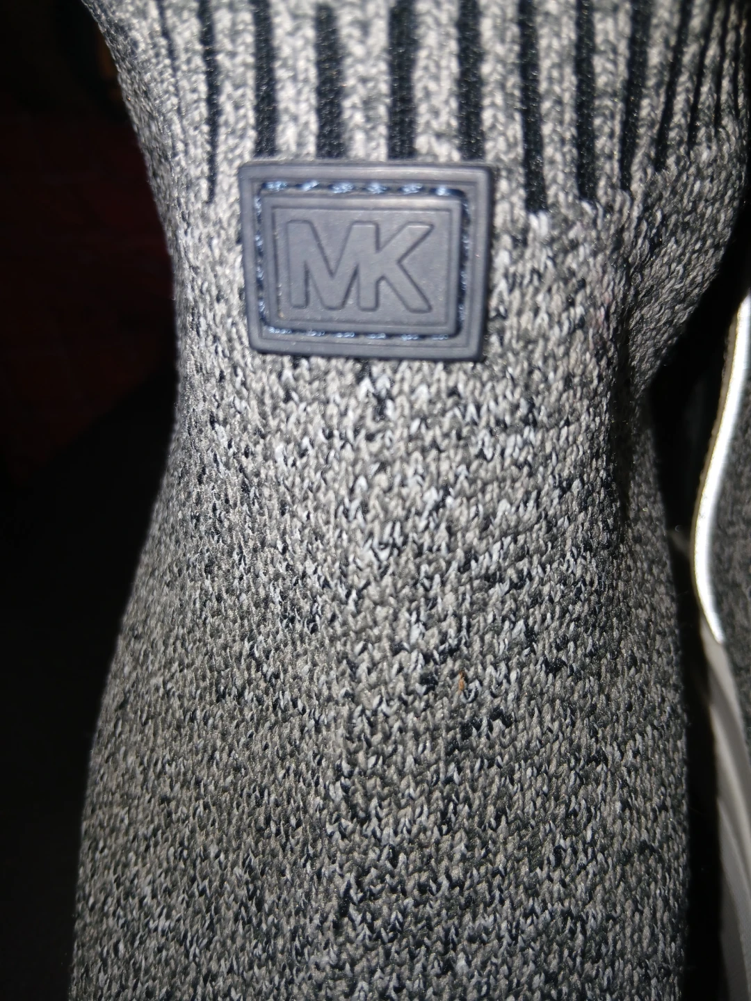Michael Kors Grey Knit Sock Sneakers - photo 2
