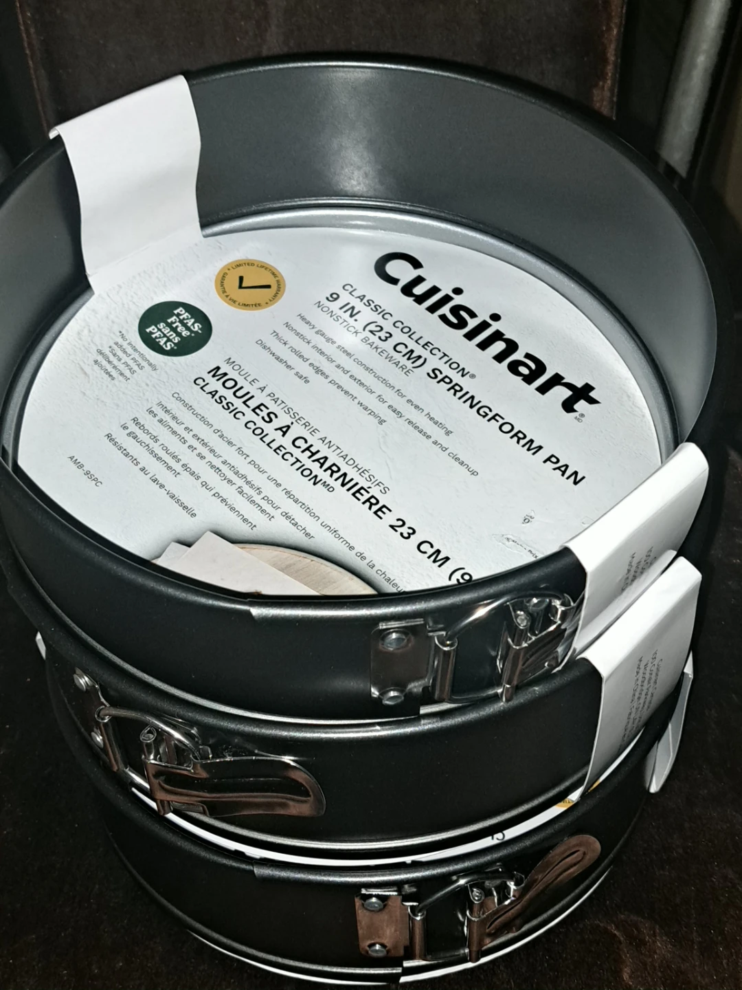 Cuisinart Classic 9-inch, Premium Springform Pans (Set of 3)