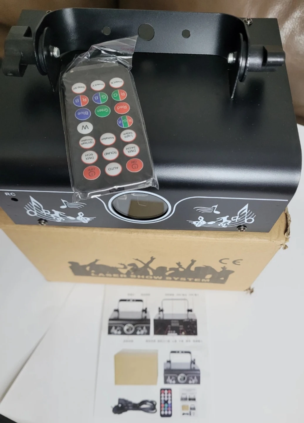 Laser Show System with Remote - Like New! - photo 2