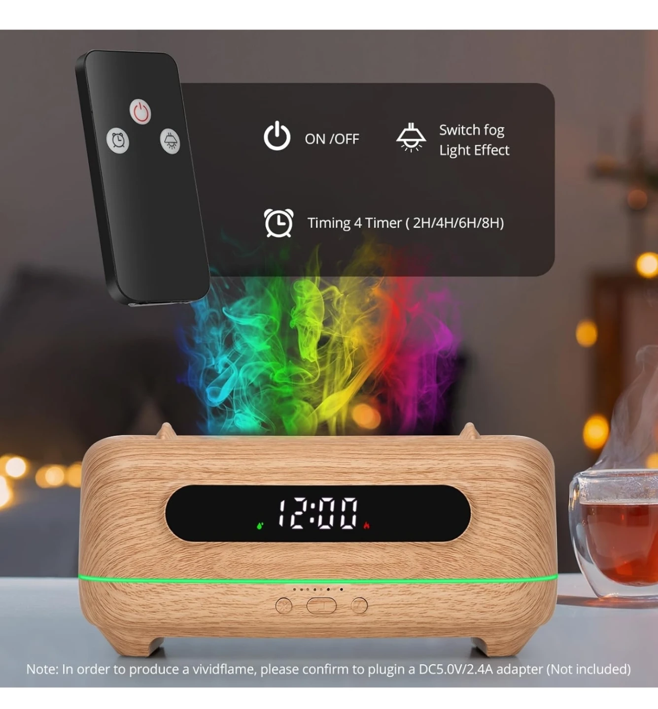 Flame Effect Aromatherapy Diffuser - photo 5