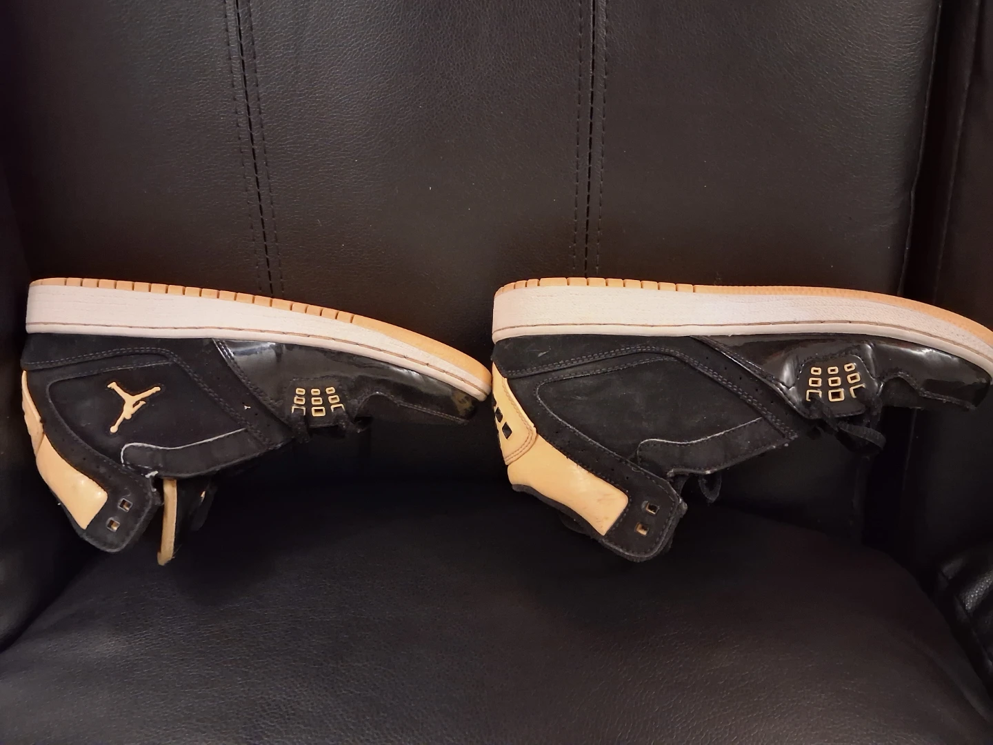 Jordan Flight 45 High Black/Yellow - photo 5