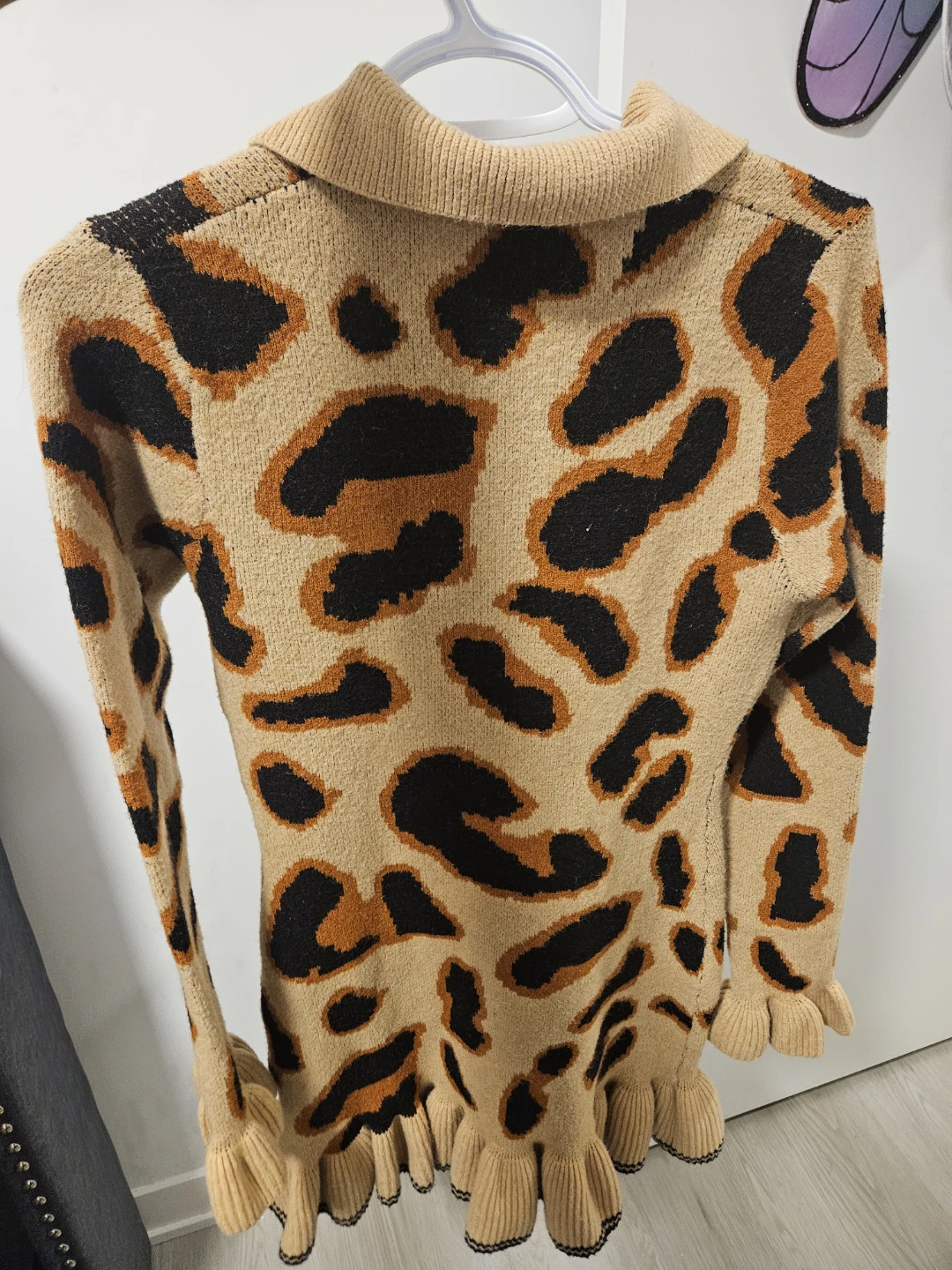 Leopard Print Knit Dress - photo 3