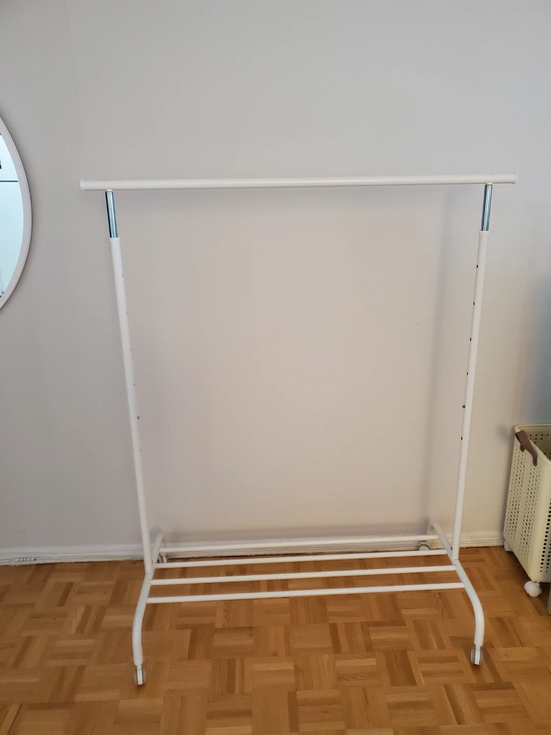 IKEA Rigga Clothes Rack - White