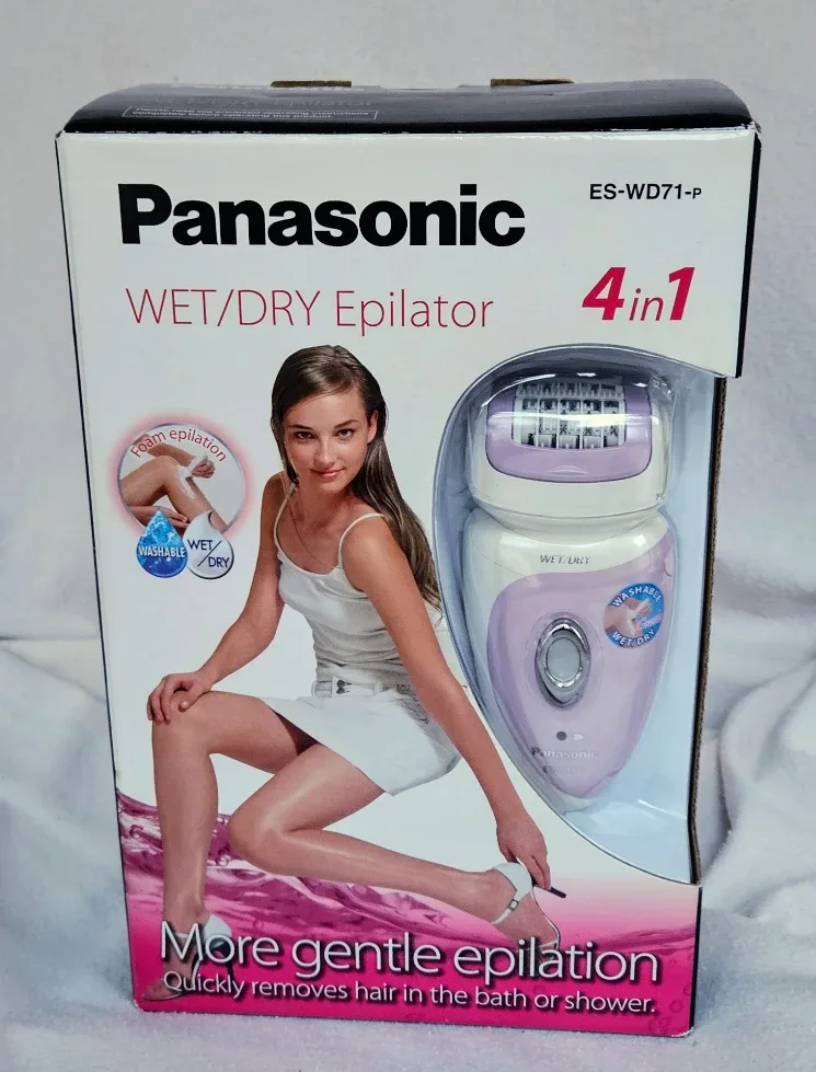 New Panasonic ES-WD51-P Ladies Wet/Dry Epiglide Epilator Sealed