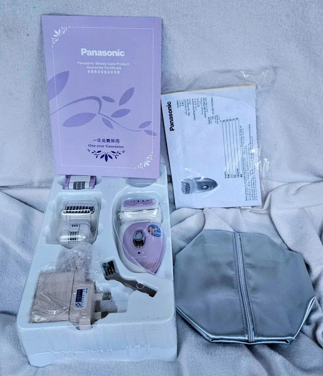 New Panasonic ES-WD51-P Ladies Wet/Dry Epiglide Epilator Sealed image indicator(3)