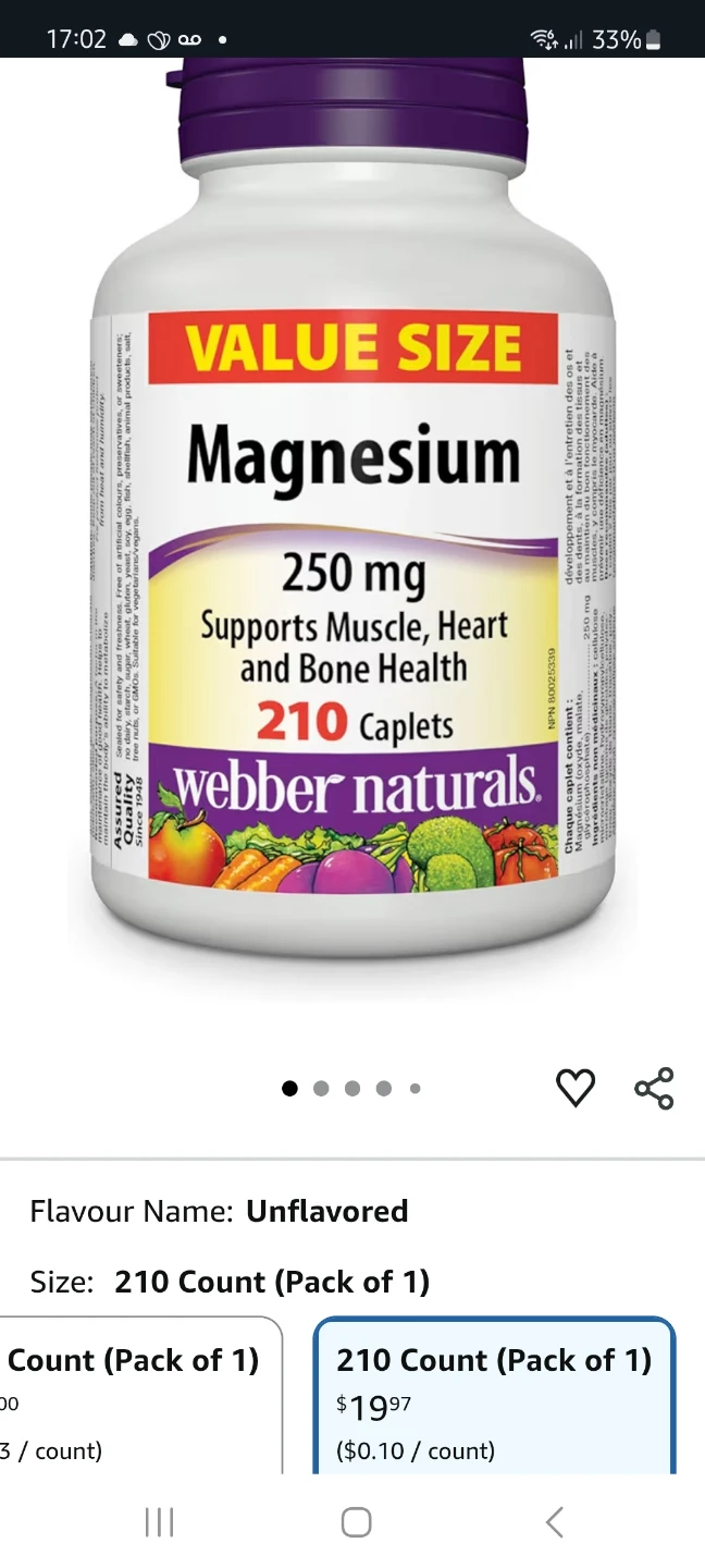 Magnesium Supplement Webber Naturals - photo 3