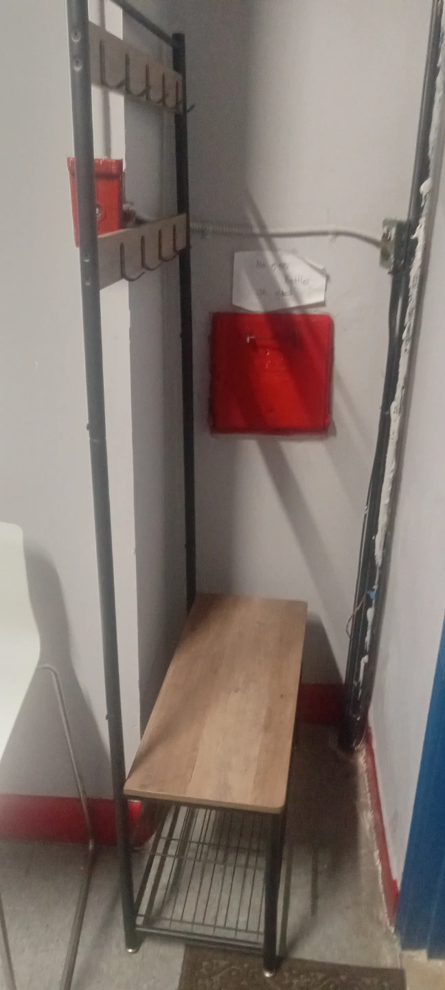 Coat and shoe rack