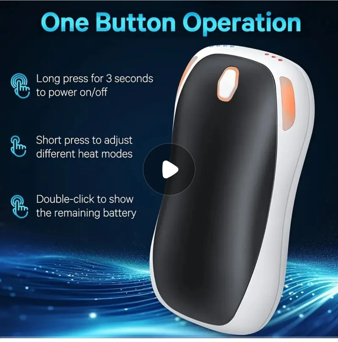 Rechargeable Hand Warmers, 4000mAh Capacity