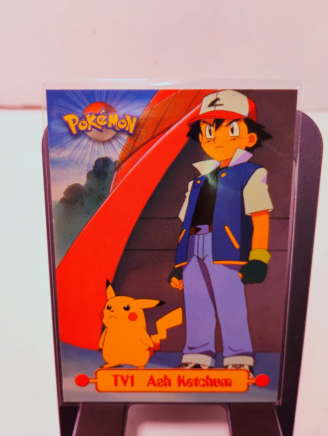 Ash Ketchum Pokemon Topps Card