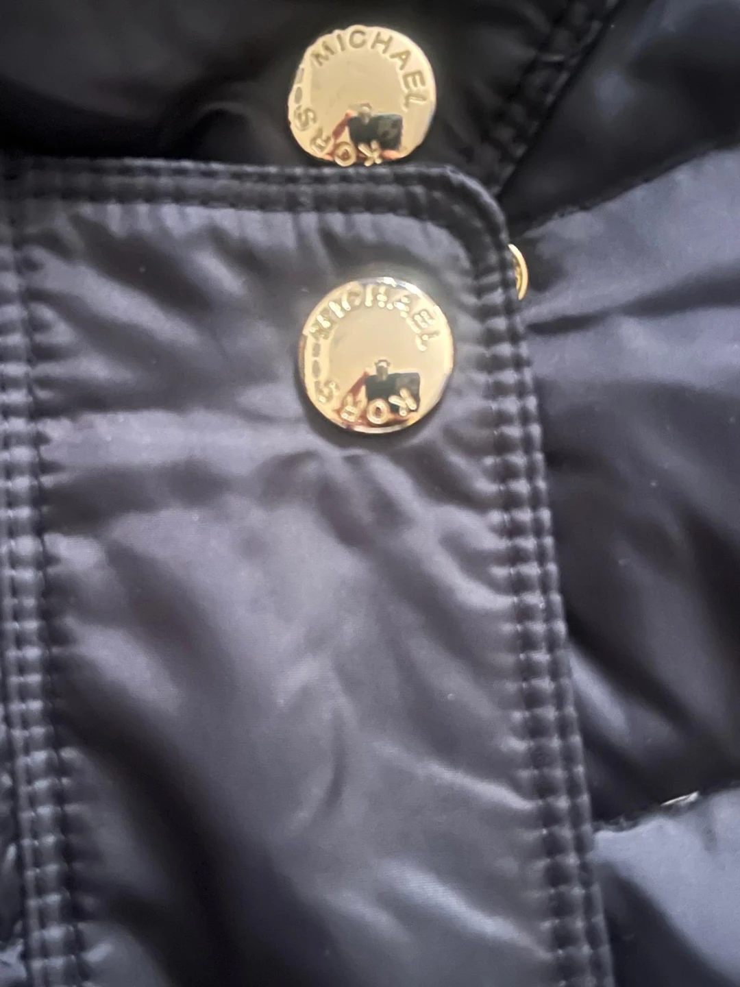 Michael Kors Black Puffer Coat size M - photo 4