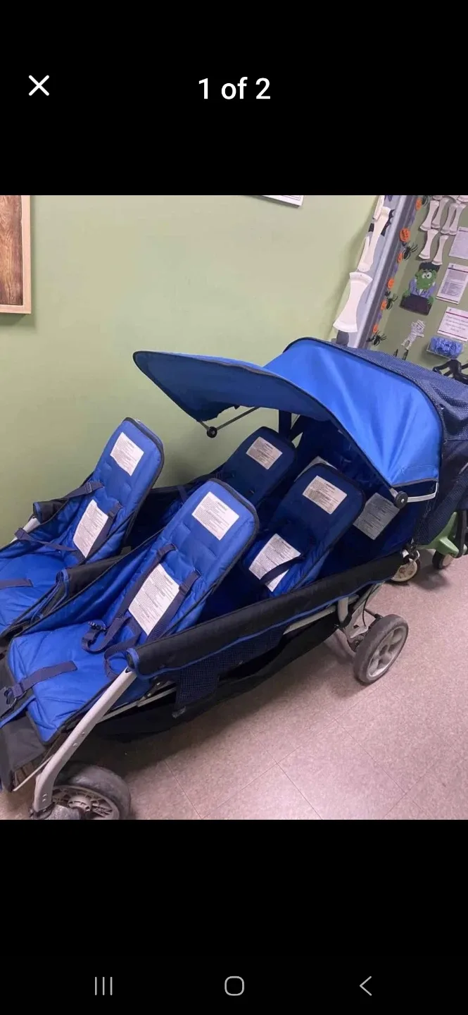 Quad Stroller - Blue