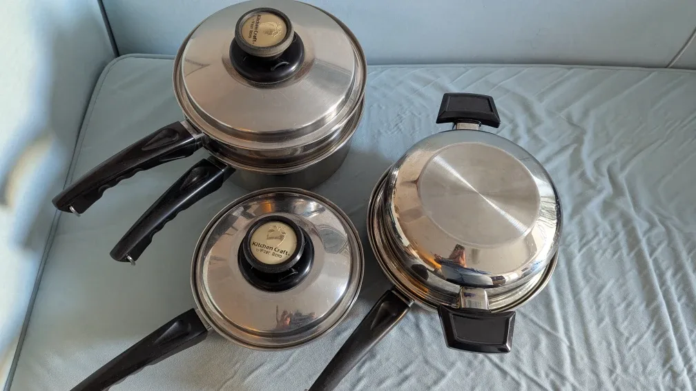 Kitchen Craft Cookware Set - Stainless Steel
