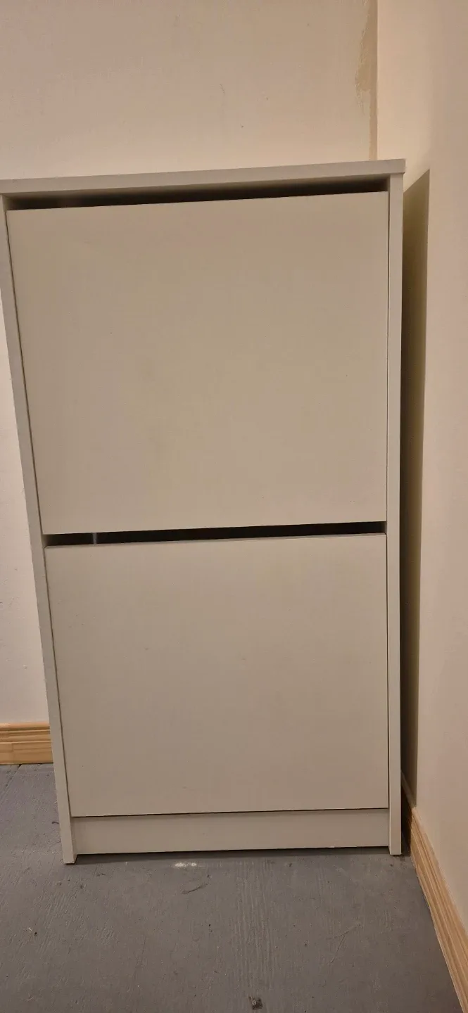 White Shoe Storage Cabinet
