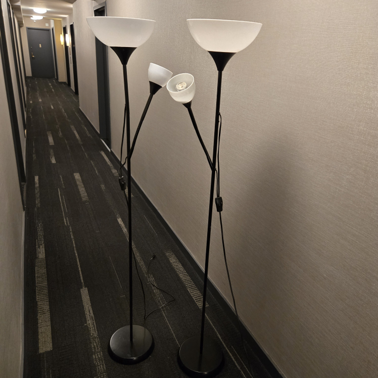 TWO (2) IKEA Floor Lamps  TÅGARP Floor uplighter/reading lamp - photo 3