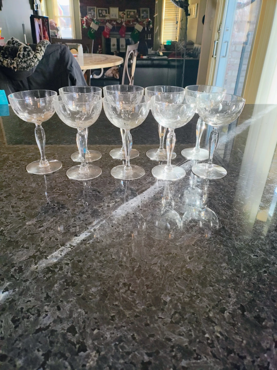 Set of 9 Champagne Glasses - photo 2