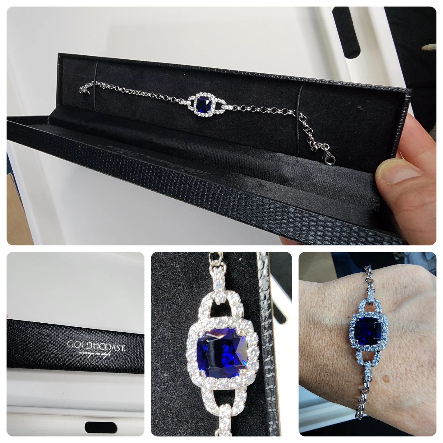 Gold Coast Blue Stone Bracelet