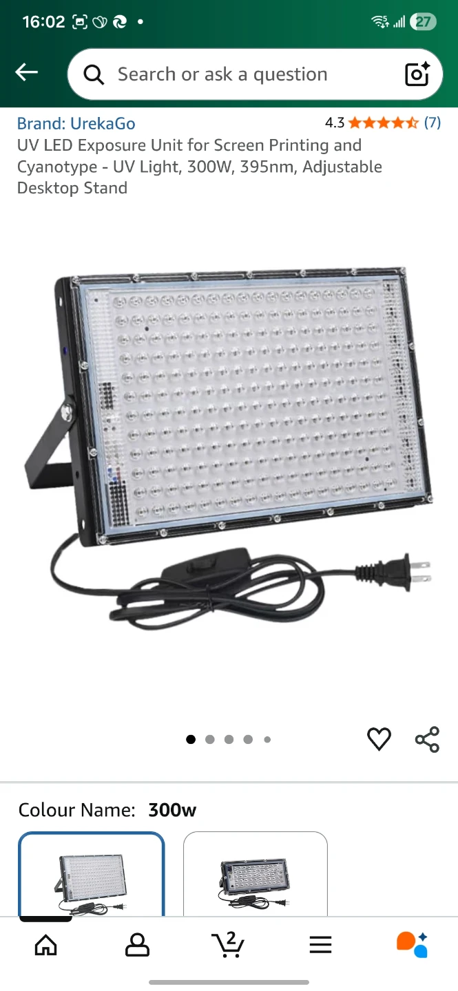 UrekaGo 300W UV LED Exposure Unit