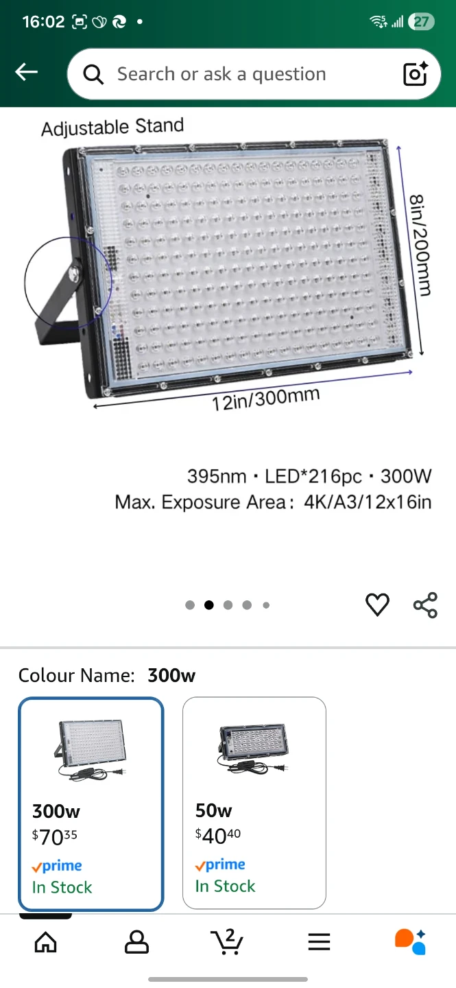UrekaGo 300W UV LED Exposure Unit - photo 3