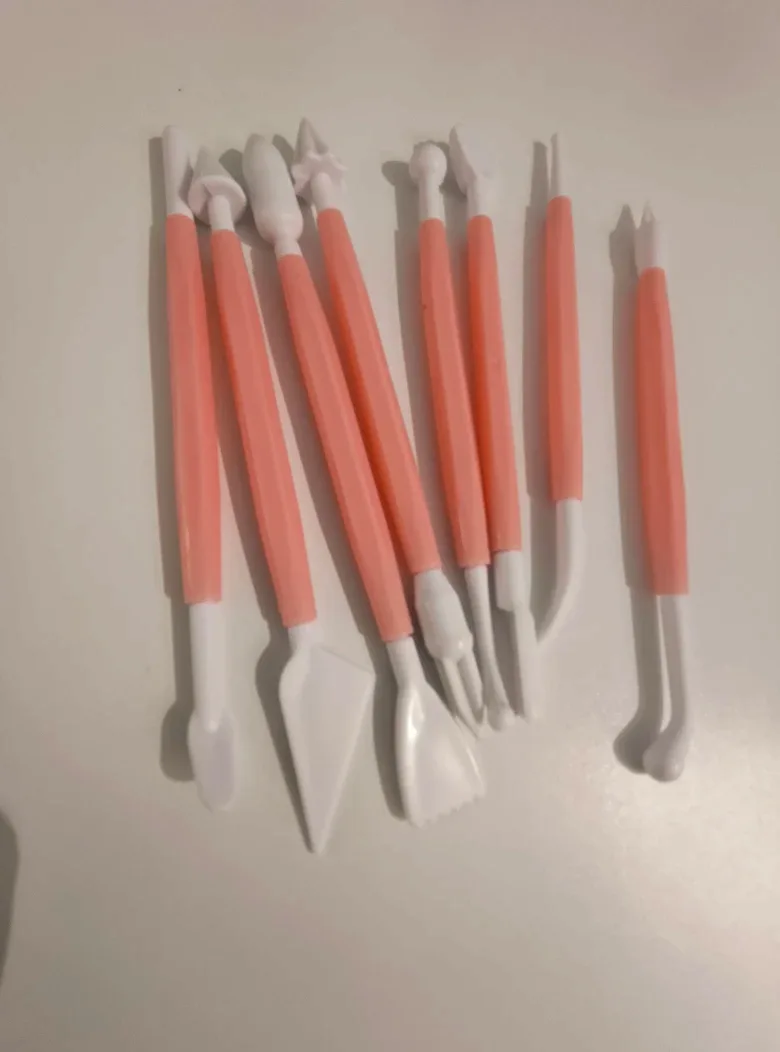 8-Piece Polymer Clay & Fondant Sculpting Tool Set