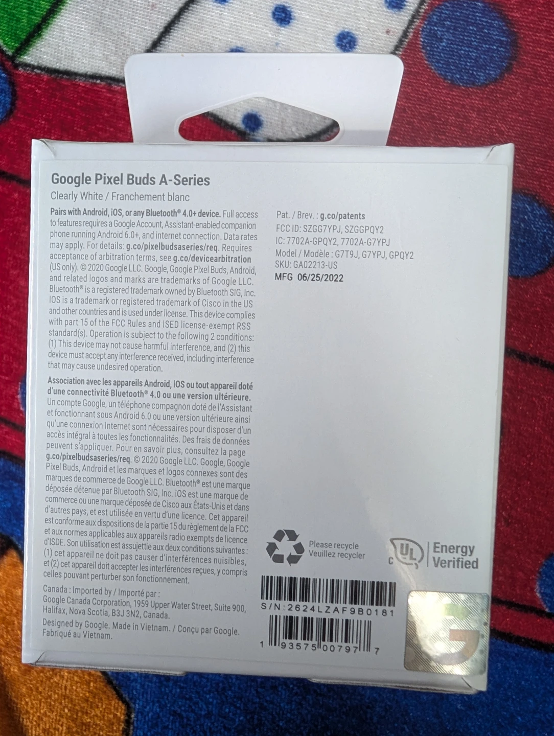 Google Pixel Buds A-Series - Clearly White - photo 2