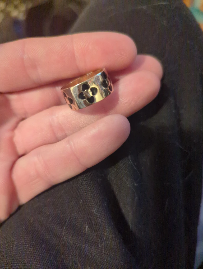 Gold Coloured Ring - photo 2