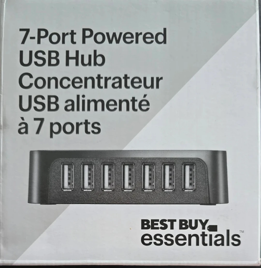 7-Port Powered USB Hub
