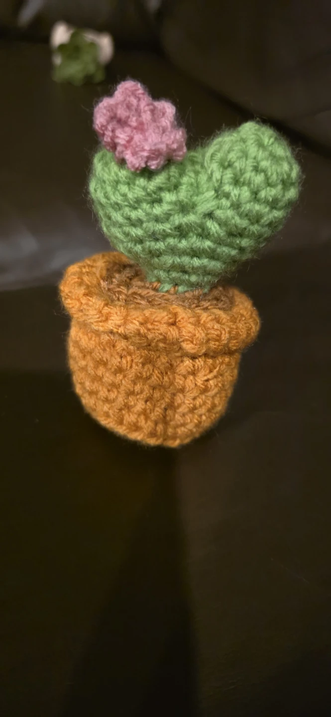 Crocheted Cactus in Pot - photo 2