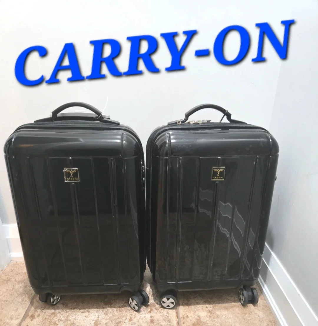 NEW Black Carry-On Luggage