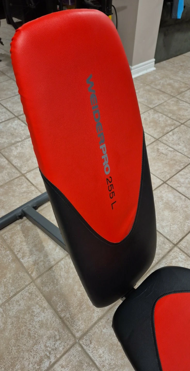 Weider 255 L Weight Bench - Red & Black - photo 5