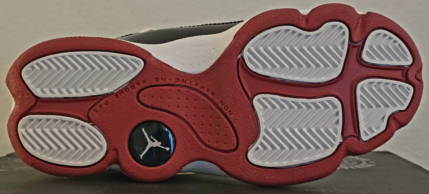 JORDAN 6 RINGS PS- WHITE/ BLACK/UNIVERSITY RED -SZ 13C - photo 5