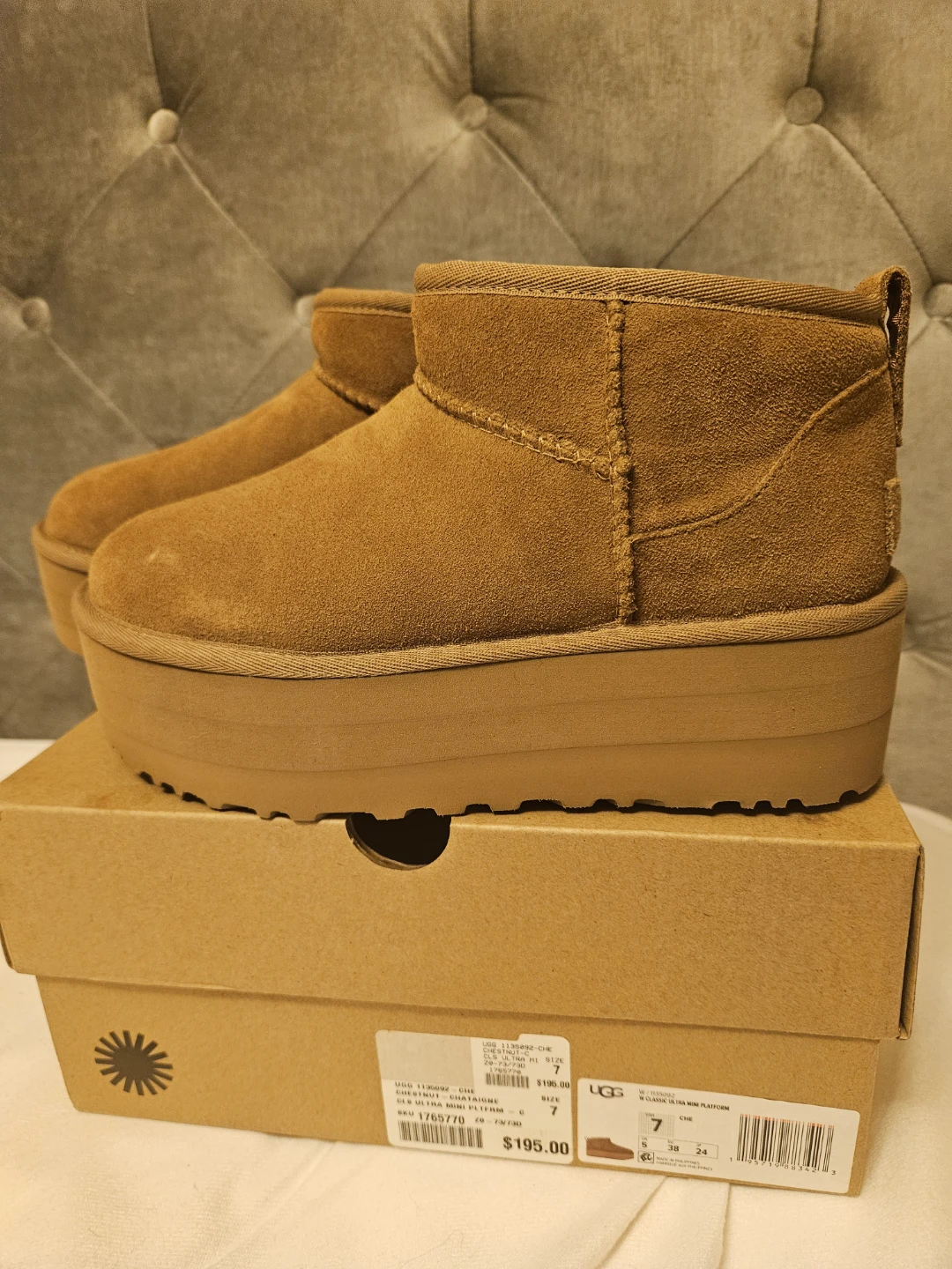 UGG Classic Ultra Mini Platform Boots - Size 7 - photo 2