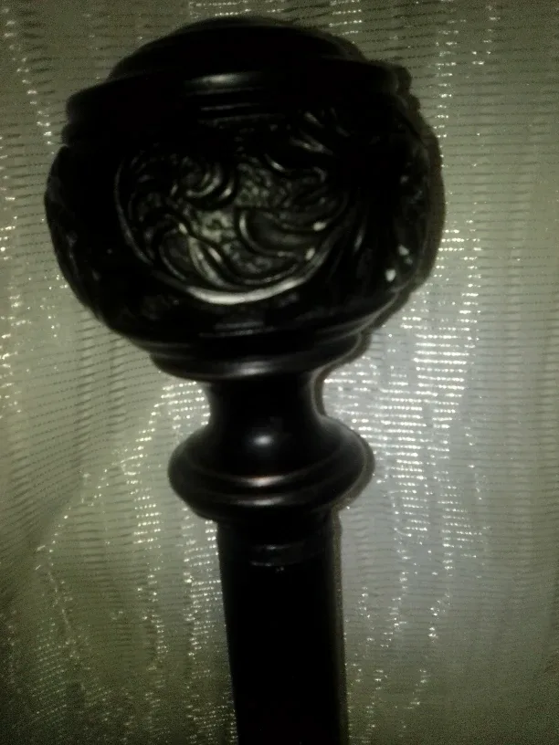 Black Metal Curtain Rod image indicator(2)