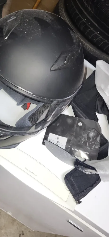 ILM Full Face Motorcycle Helmet - Black image indicator(2)