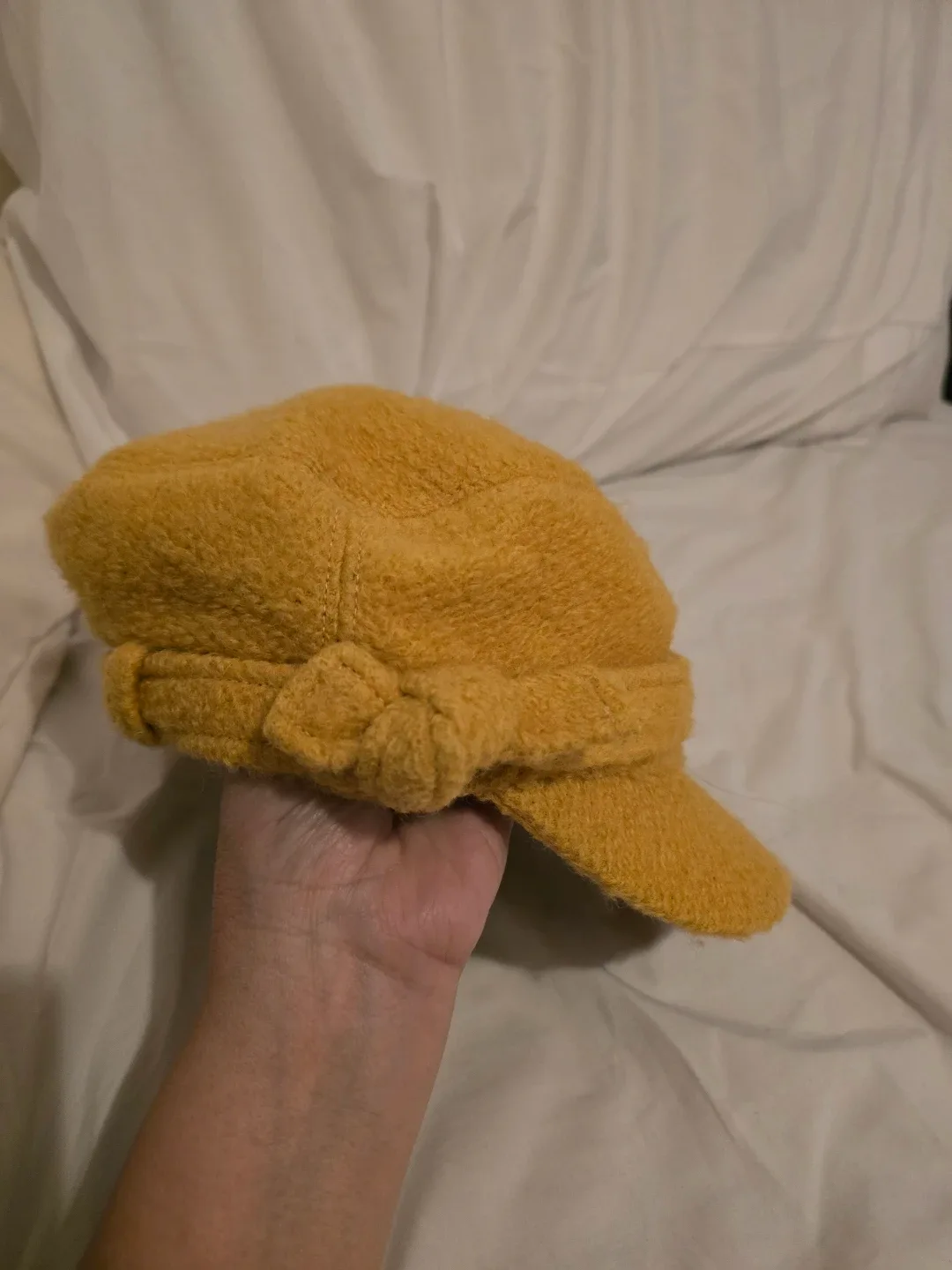 Lovely Yellow Newsboy Cap Warm image indicator(7)