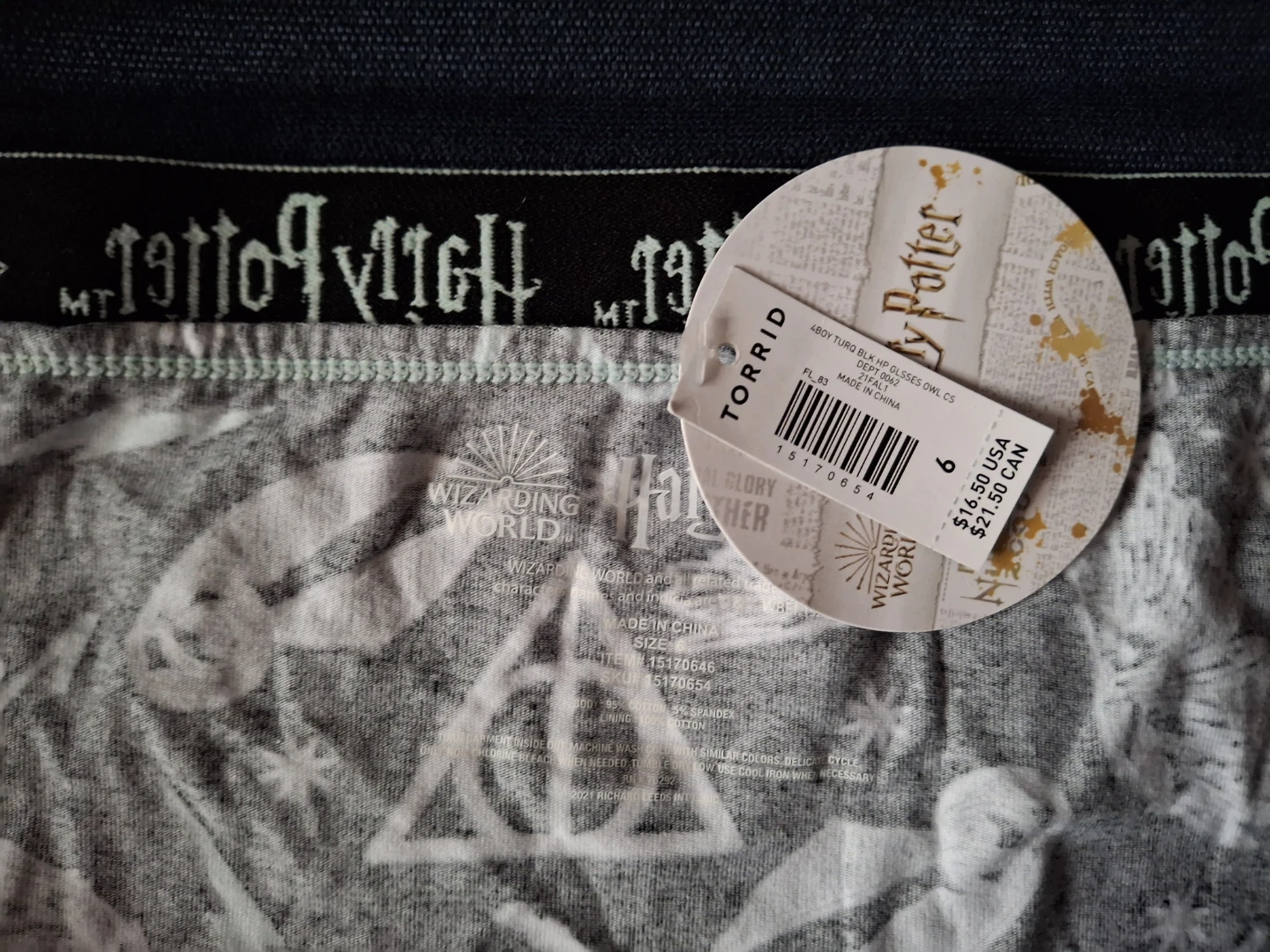 NEW Harry Potter Boyshort - Torrid size - photo 2