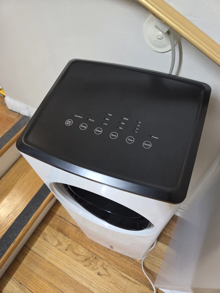 Large Humidifier Evaporative Air Cooler - White #cleanout - photo 2