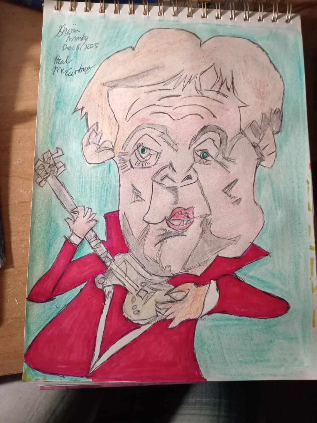 Paul McCartney Drawing Illustration Cartoon Caricature
