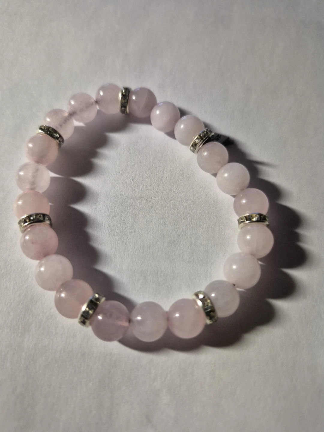 Rose Quartz Beaded Bracelet