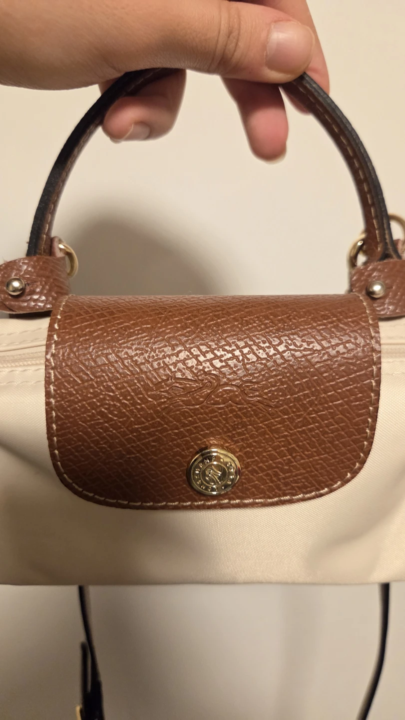 Longchamp Le Pliage Mini Cream & Brown - photo 3