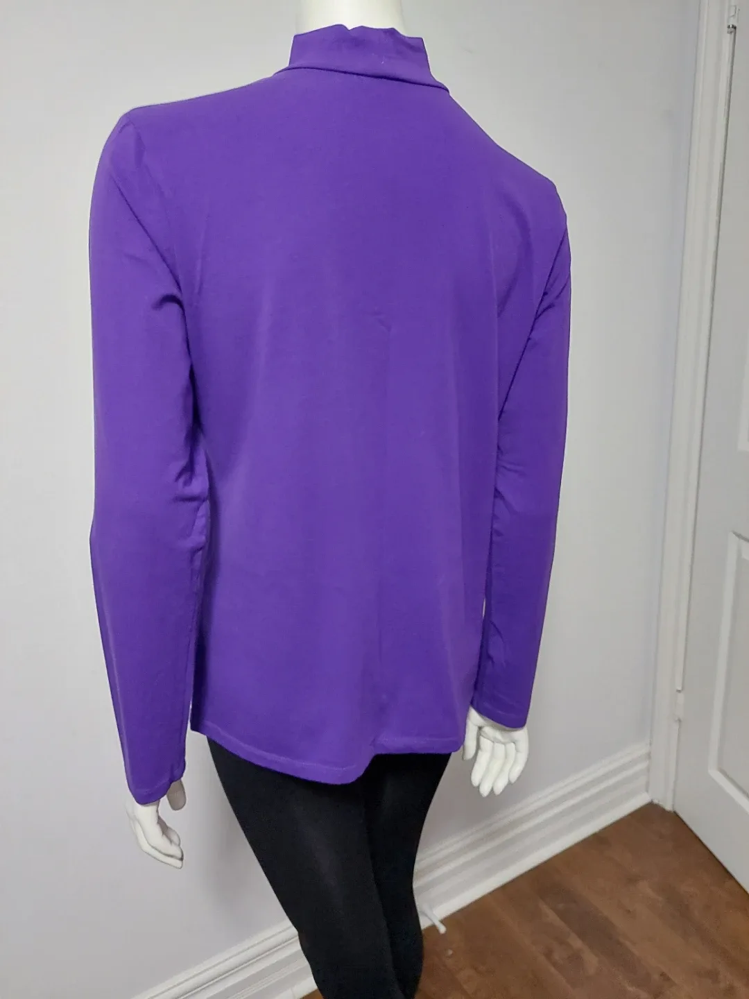 Tristan Purple Turtleneck Top - Size XL #Cleanout image indicator(5)