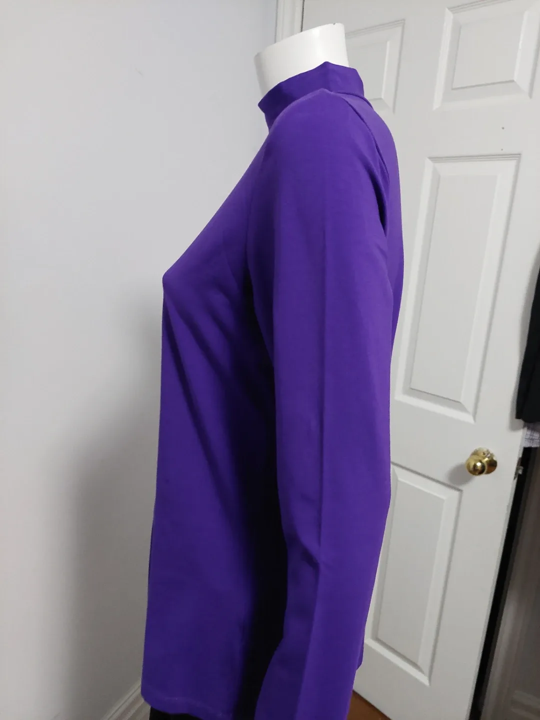 Tristan Purple Turtleneck Top - Size XL #Cleanout image indicator(6)