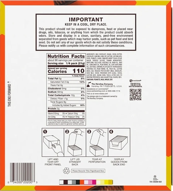 REESE'S STICKS Milk Chocolate Peanut Butter Wafer King Size - photo 3