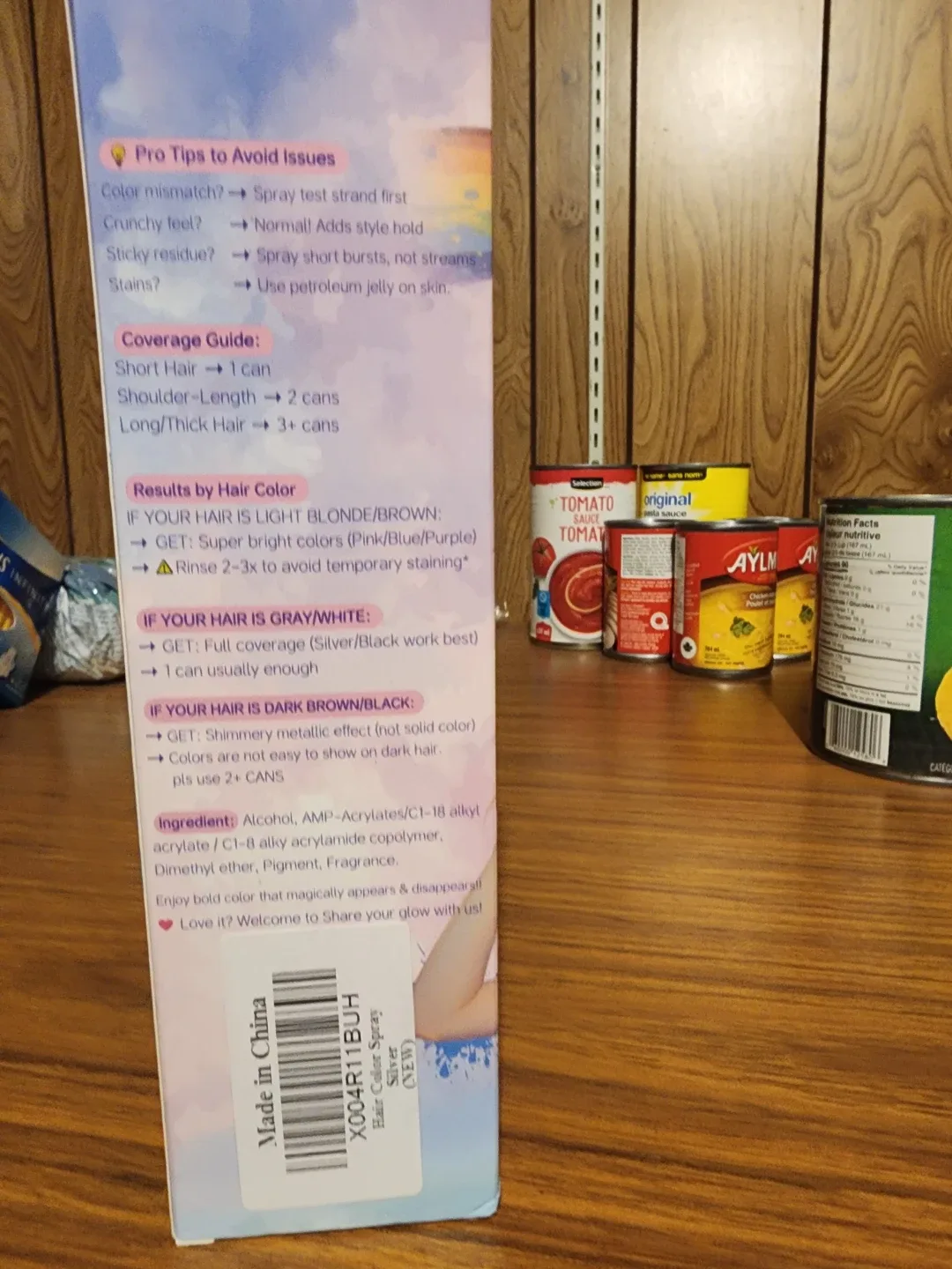 Temporary Hair Color Spray - Silver (NEW) image indicator(3)