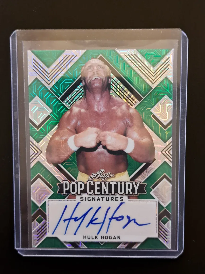 Leaf Pop Century Signatures Hulk Hogan Card 2/2!!!