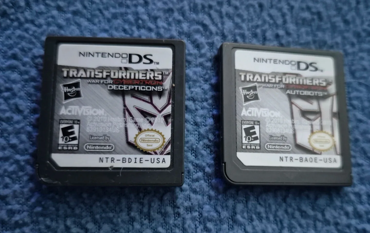 Transformers: War of Cybertron autobots (Nintendo ds)