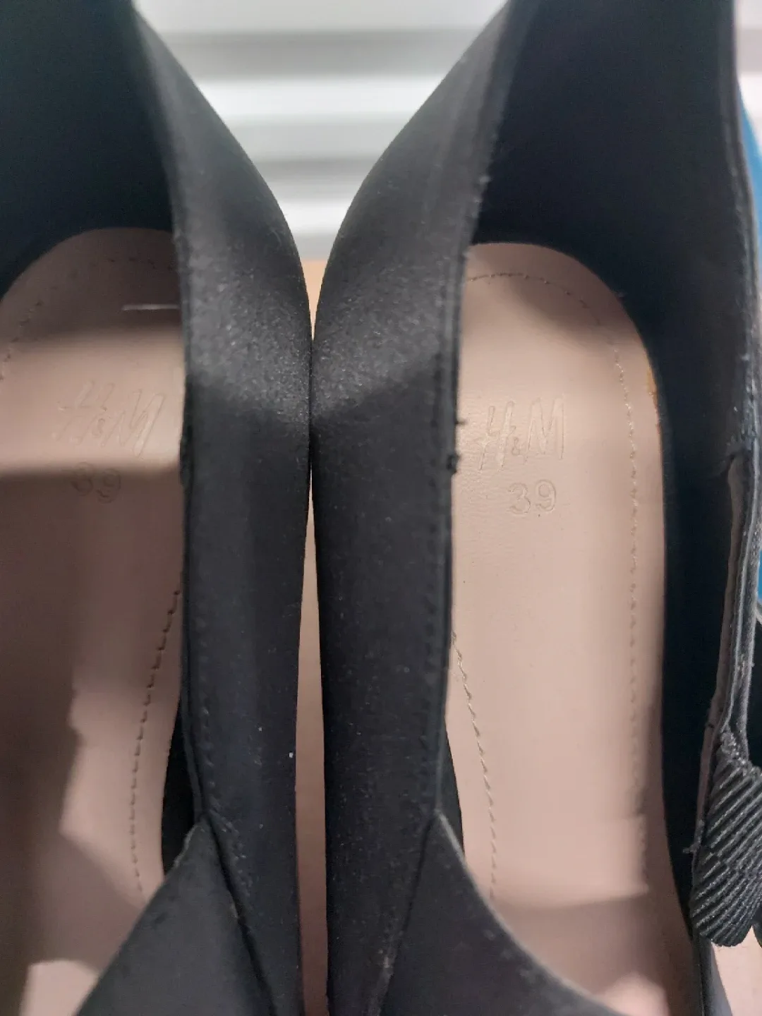 H&M Black Point Heels - Size 39